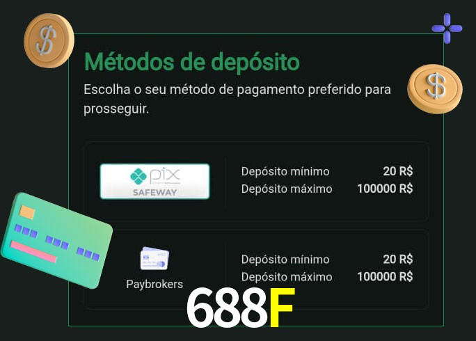 O cassino 688Fbet oferece uma grande variedade de métodos de pagamento